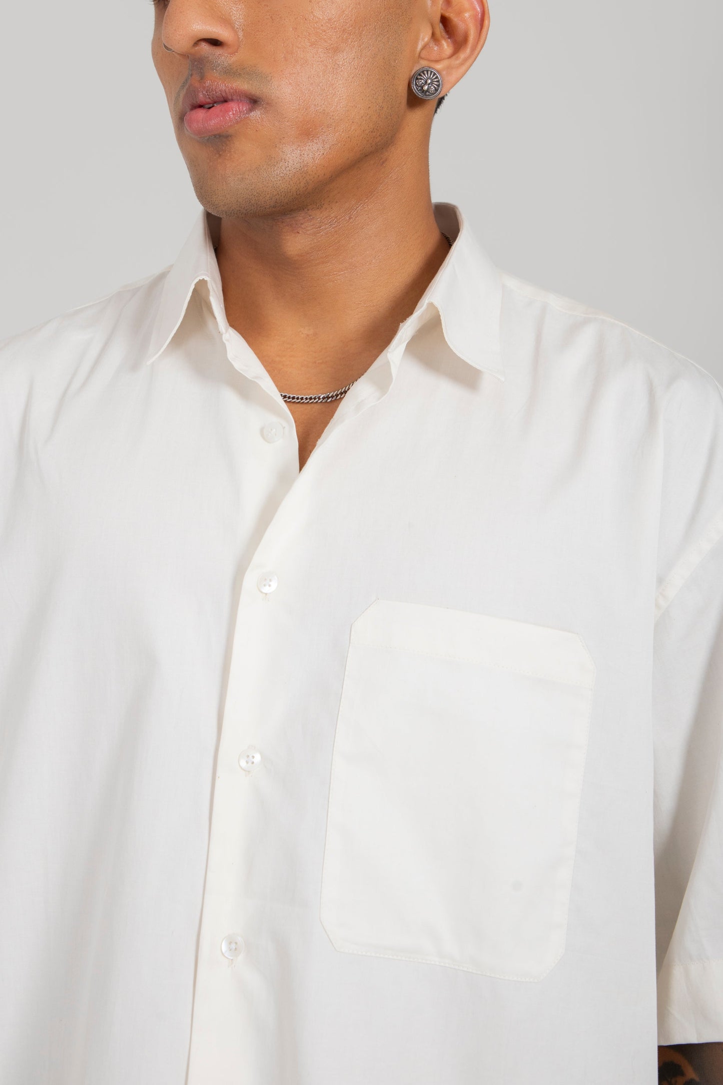 VARDI - HALF SHIRT - WHITE