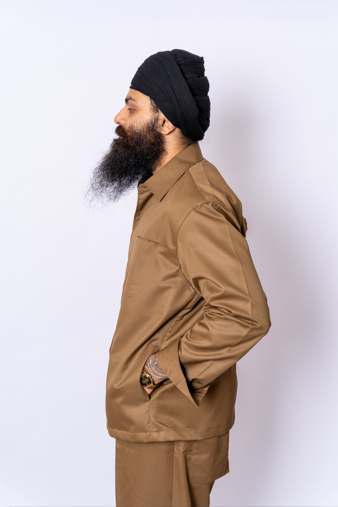 OVERSHIRT - DARK KHAKI