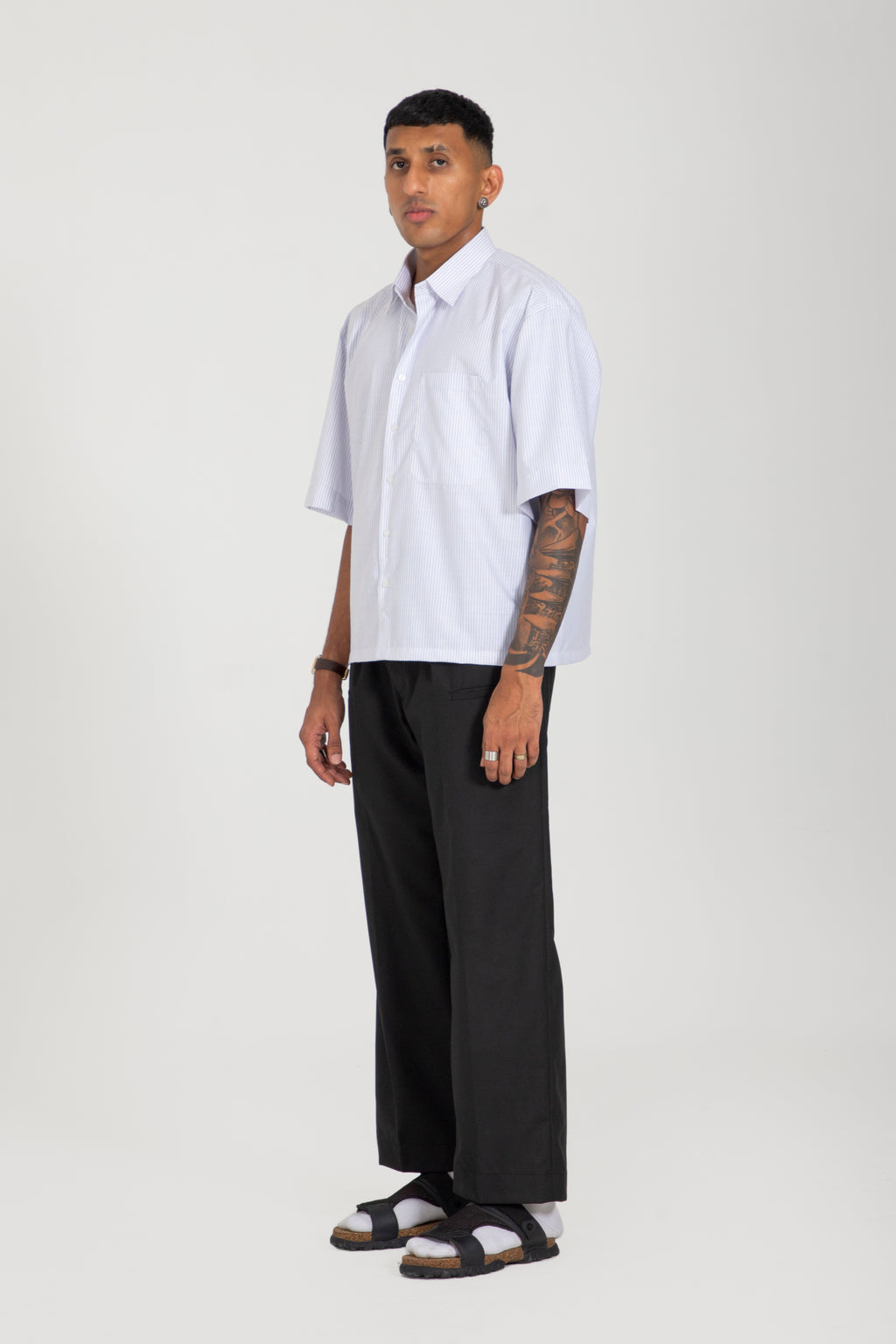 VARDI - HALF SHIRT - BLUE