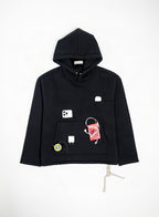 HEAVYWEIGHT HOODIE 420 - BLACK