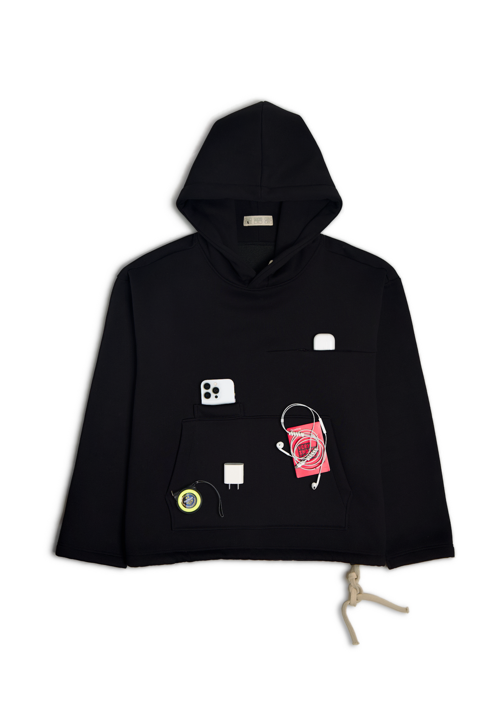 HEAVYWEIGHT HOODIE 420 - BLACK