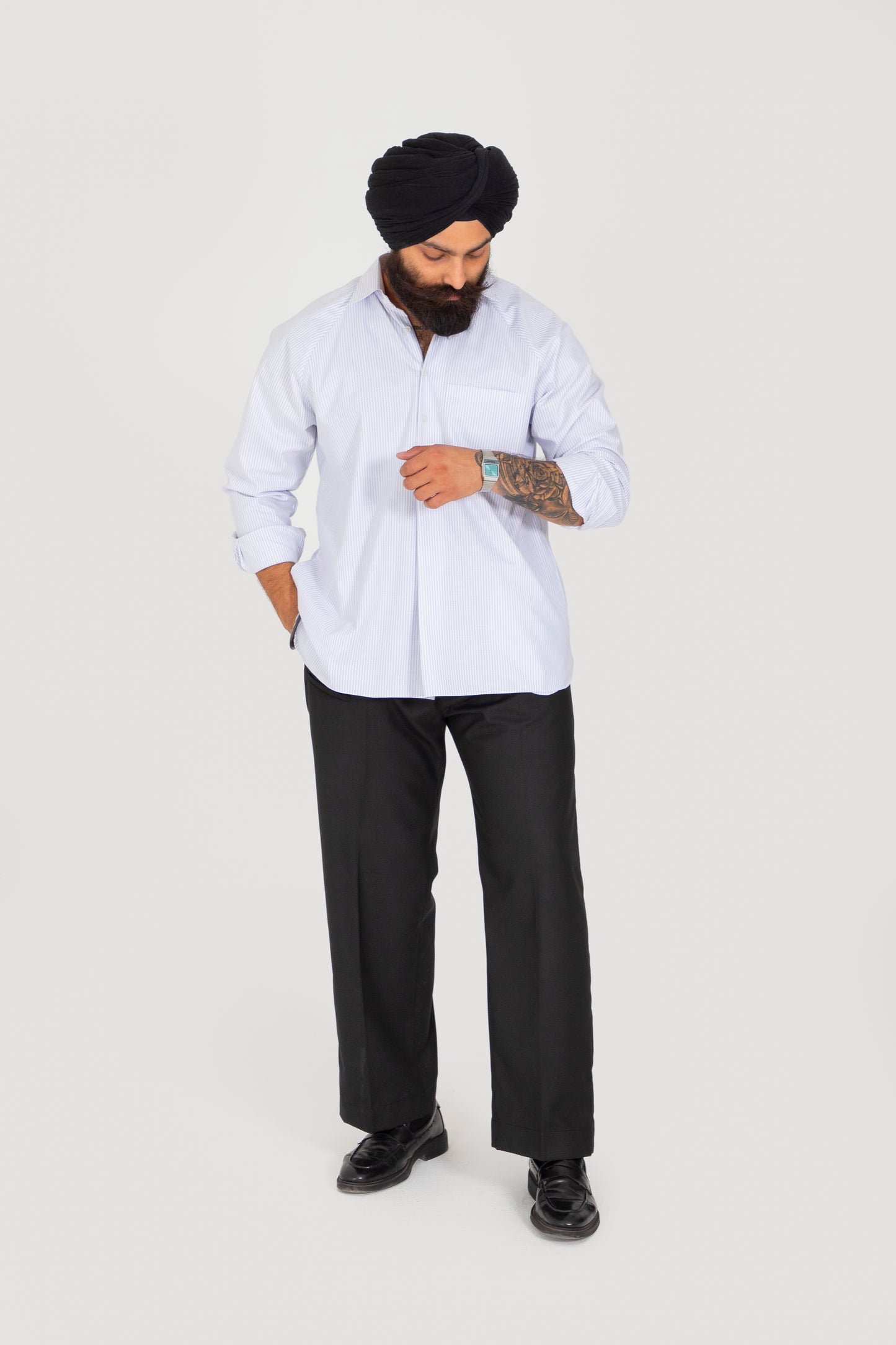 VARDI SHORT- Kameez - BLUE