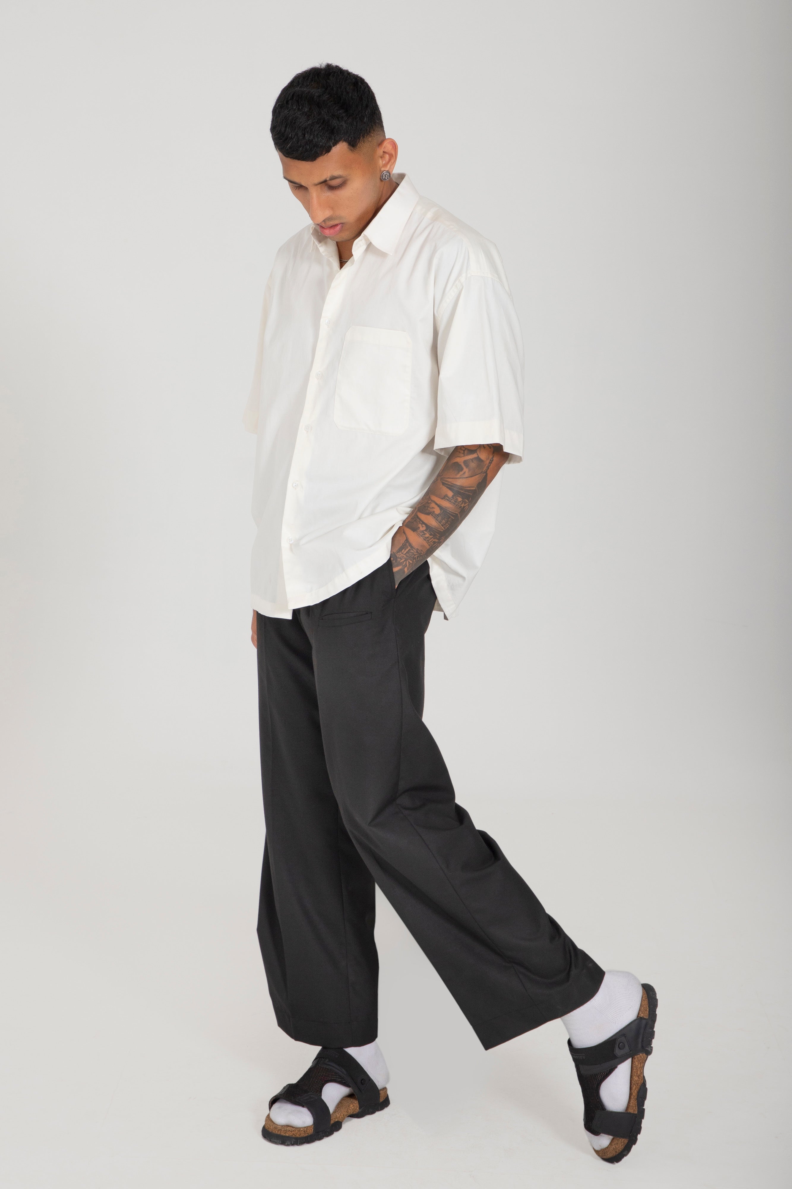 VARDI - HALF SHIRT - WHITE