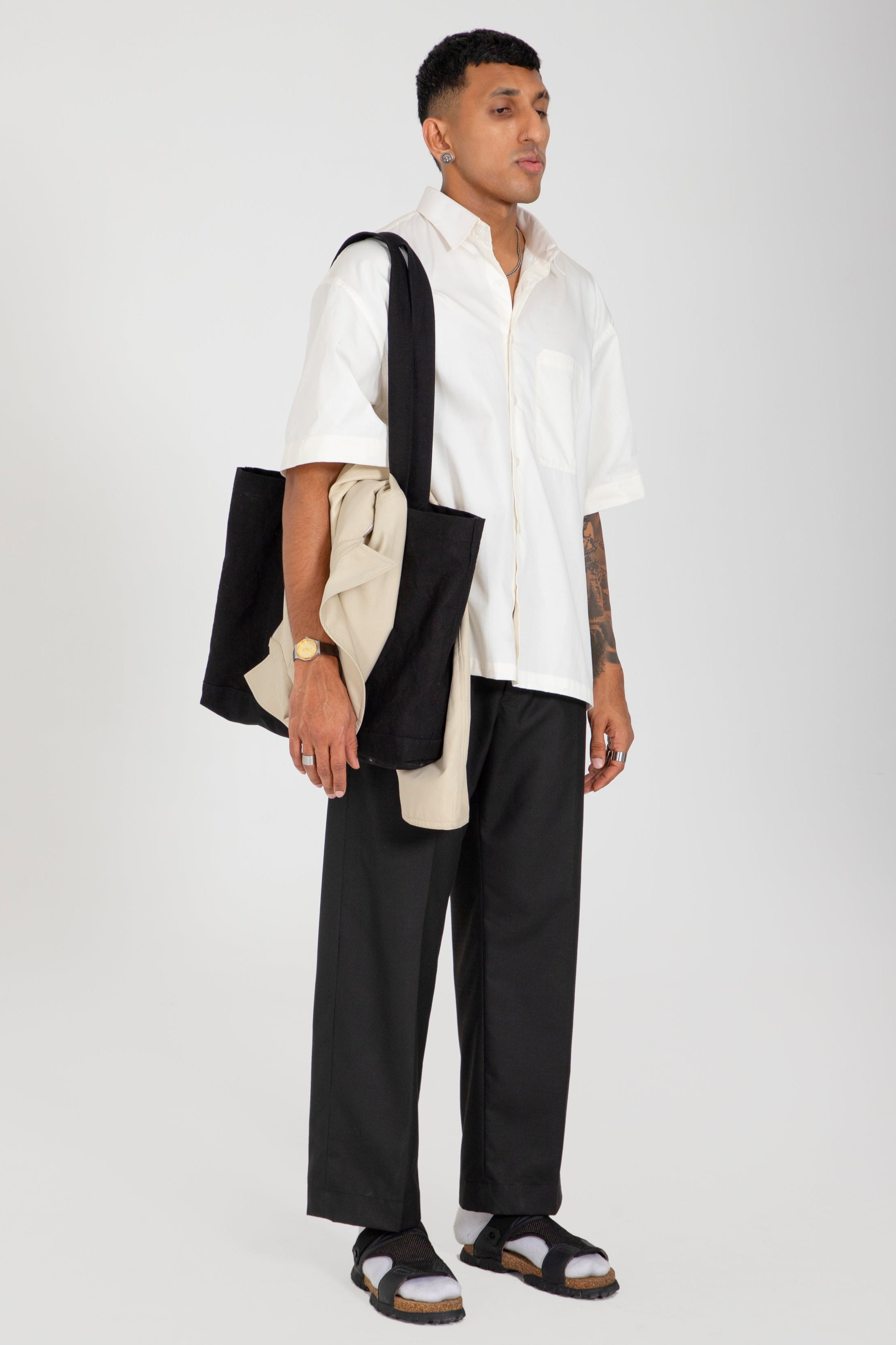 VARDI - HALF SHIRT - WHITE