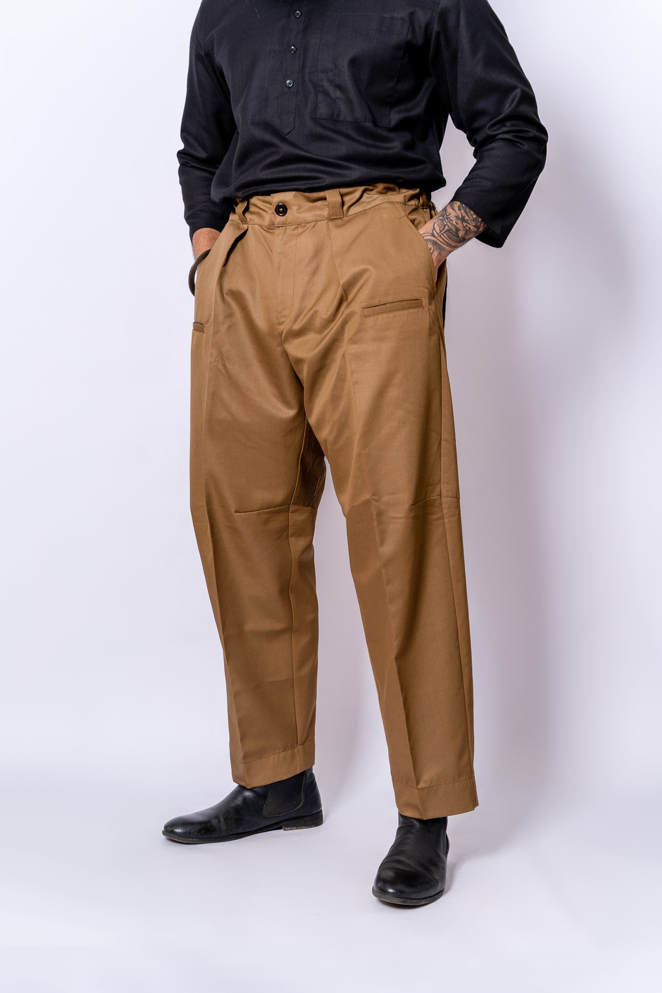 UNCLE PANTS - DARK KHAKI