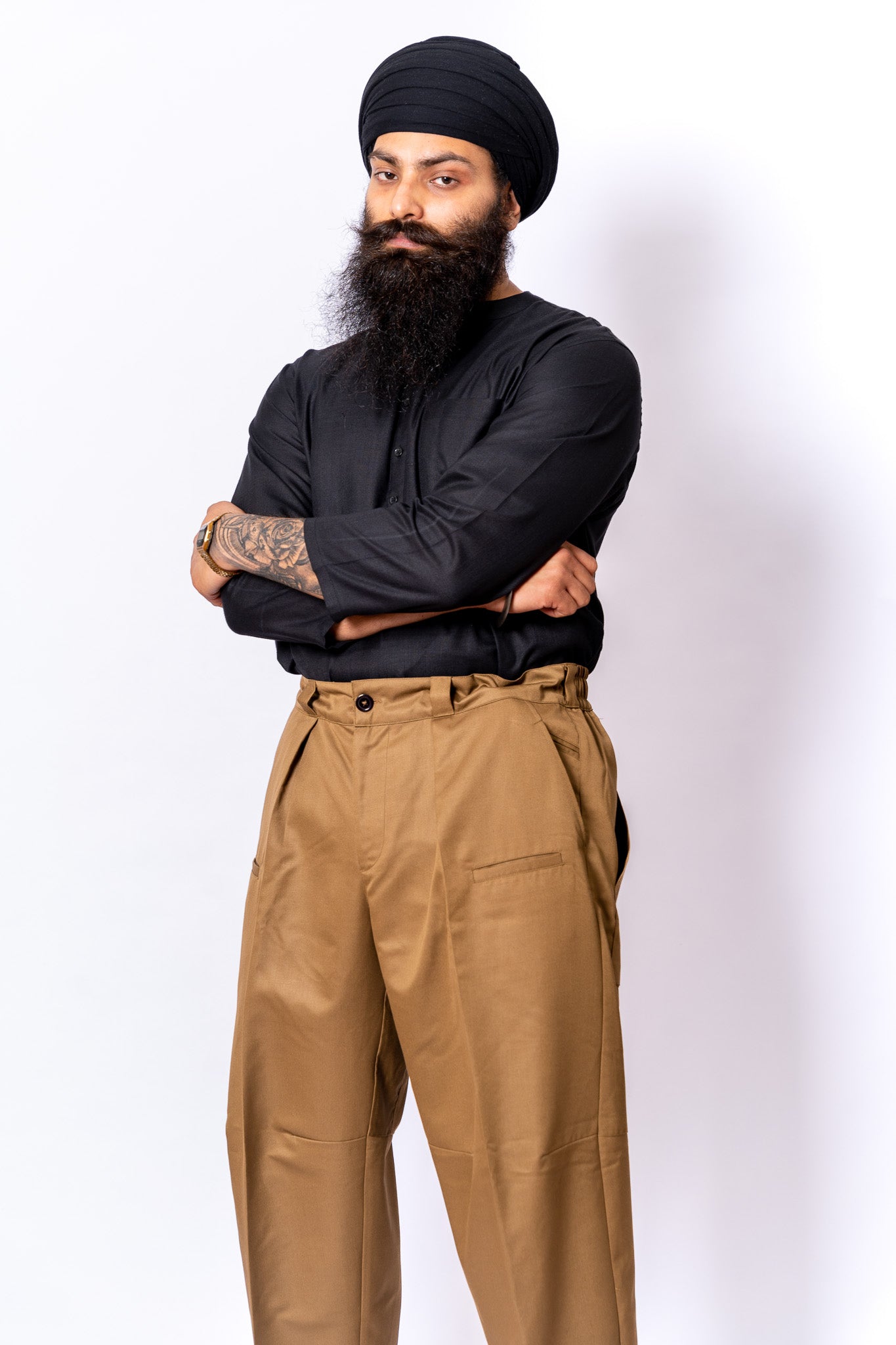 Brown Cotton Pants  Mens Casual Wear Slim Fit Cotton Pants